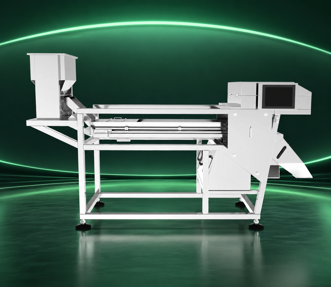 MEYER K Thinker DI AI Belt Color Sorters  for Dry Fruits with Wormhole Detection