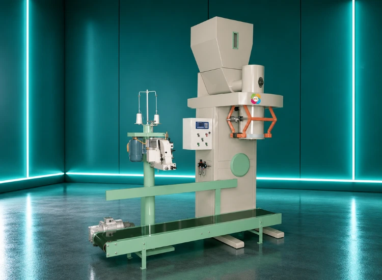DCS-50-L2 50kg Wheat Flour Packing Machine and Corn Fiber Bagging System