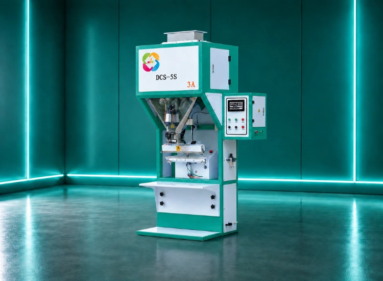 DCS-5S-3S 5kg Rice Packing Machine With Heat Sealer