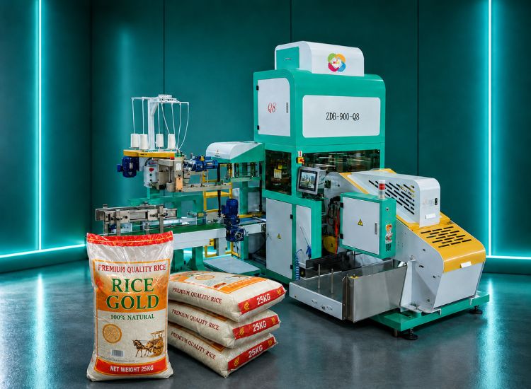 ZDB-900-Q8 Automatic Rice Packing Machine for 5–25kg Bags
