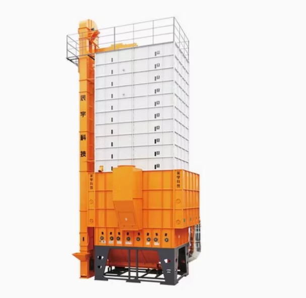 Mixed Flow Grain Dryer With Auger